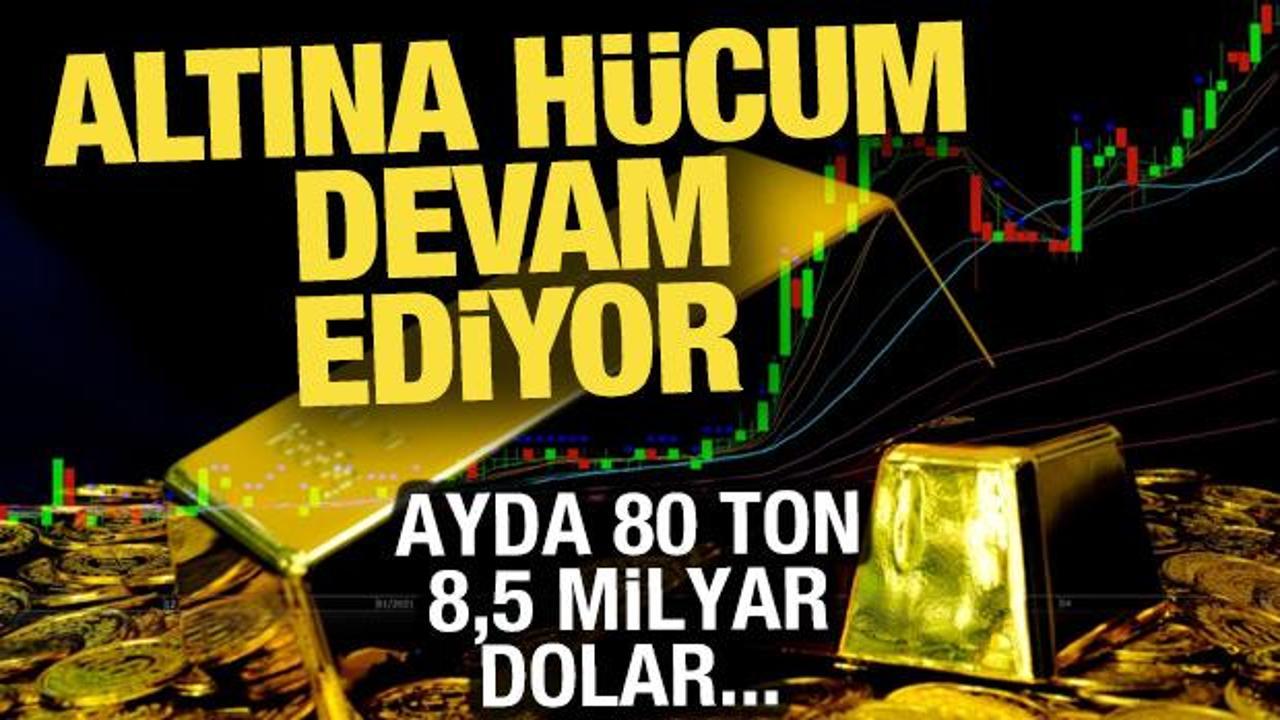 Merkez bankalarından 8,5 milyar dolarlık altın alımı