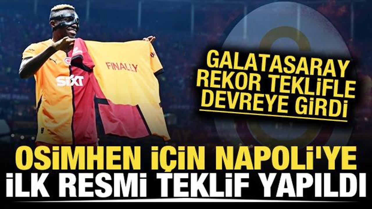 Osimhen için Napoli'ye ilk resmi teklif yapıldı! Galatasaray devreye girdi