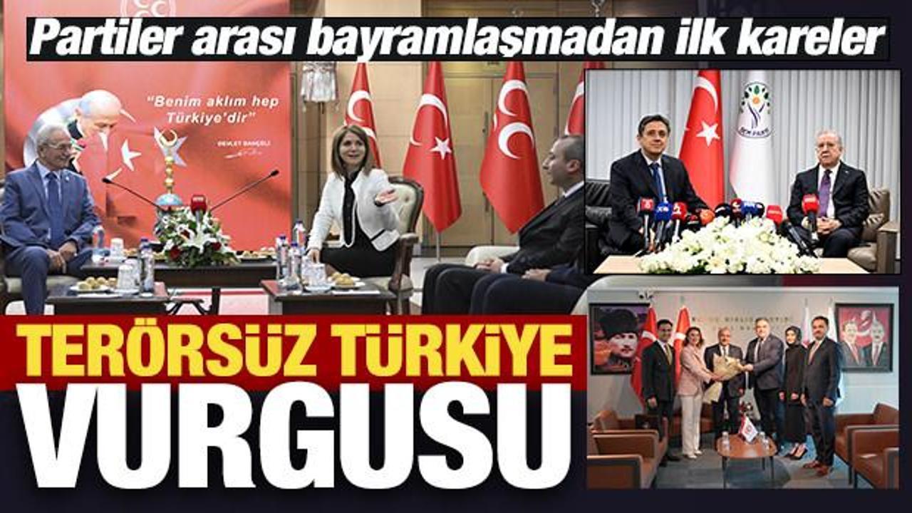 Son Dakika: Partilerin bayramlaşma ziyareti başladı!