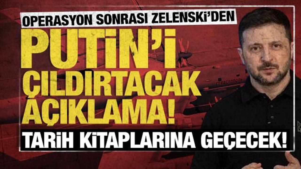 Zelenski'den Putin'i &ccedil;ıldırtacak a&ccedil;ıklama: Tarih kitaplarına ge&ccedil;ecek