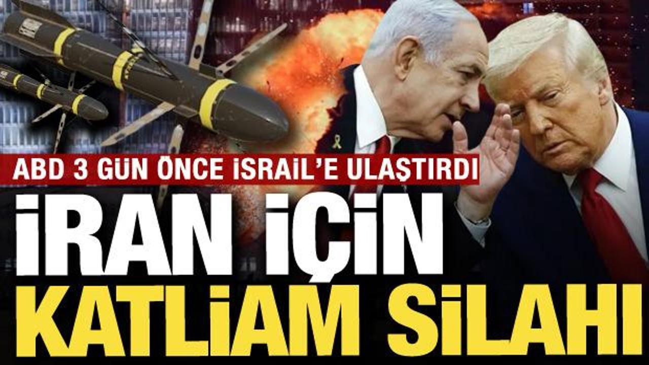ABD desteği ile İran'a saldırdı! İsrail h&uuml;k&uuml;metine Trump'tan f&uuml;ze teslimi