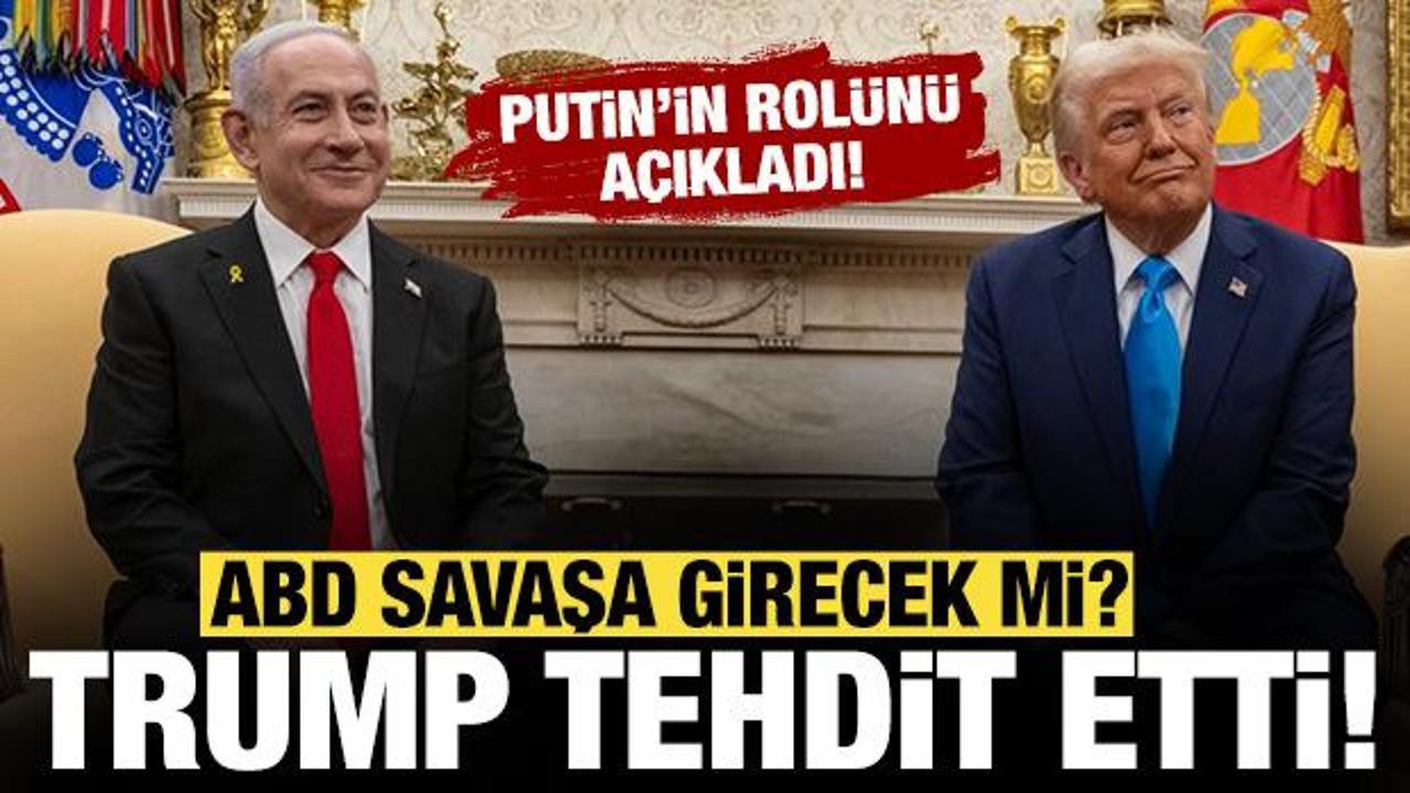 ABD savaşa girecek mi? Trump açık açık tehdit etti: Putin'in rolünü duyurdu!