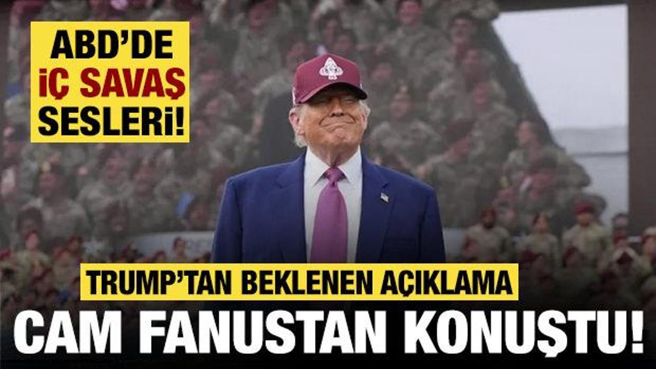 ABD'de i&ccedil; savaş sesleri: Trump kurşun ge&ccedil;irmez cam fanustan konuştu!
