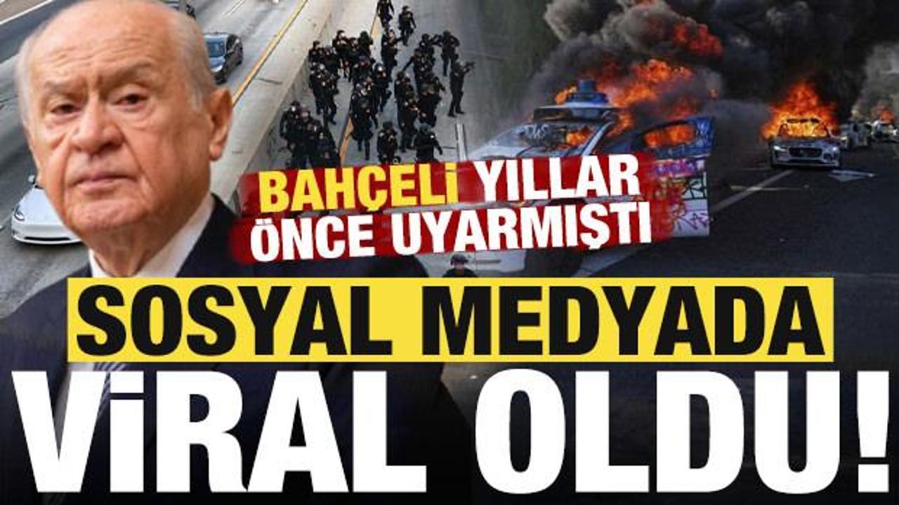 Bah&ccedil;eli yıllar &ouml;nce uyarmıştı! Sosyal medya bunu konuşuyor...