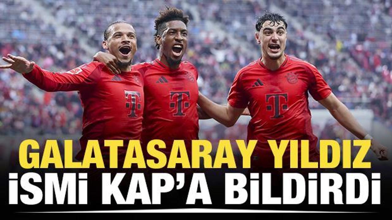 Galatasaray, dünyaca ünlü futbolcu Leroy Sane'yi resmen açıkladı