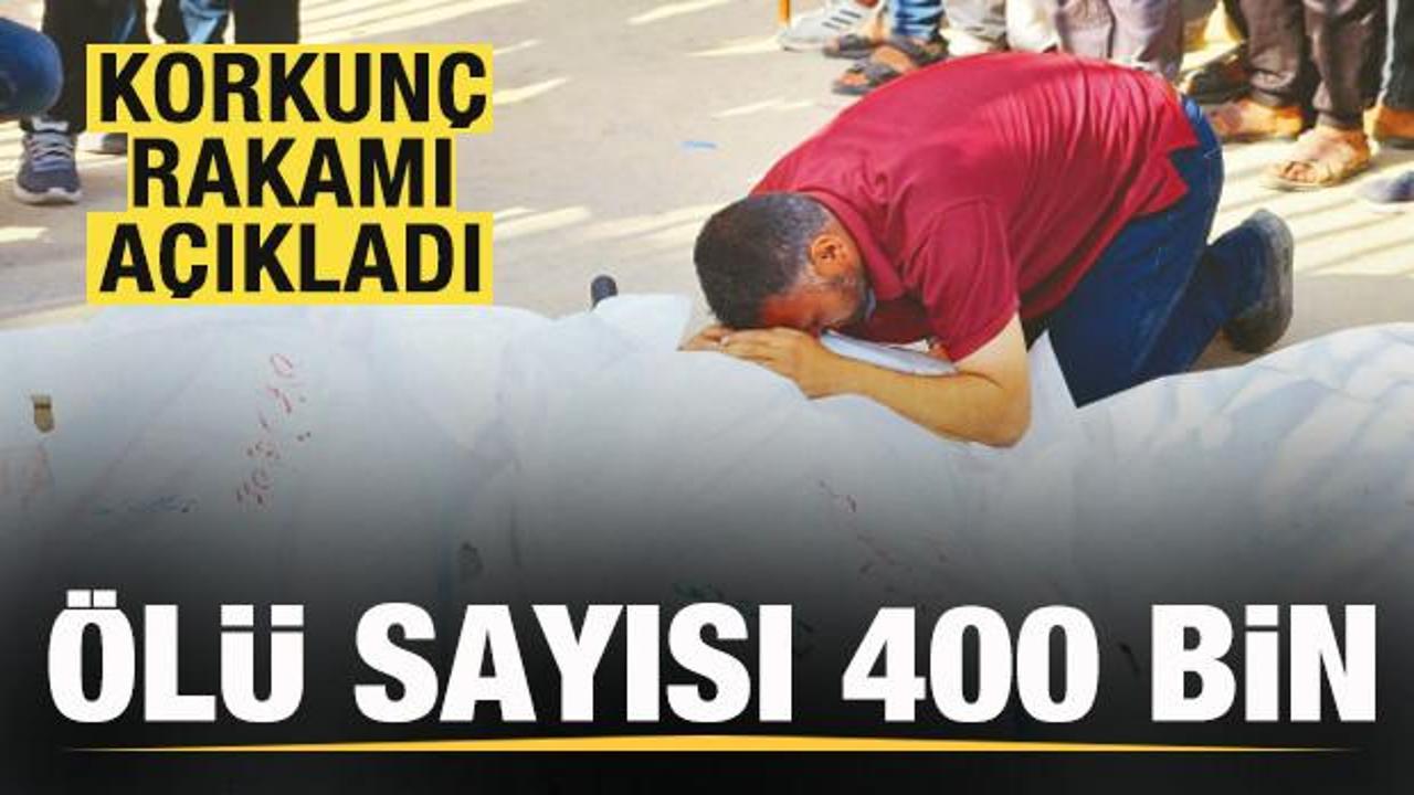 Korkun&ccedil; rakamı a&ccedil;ıkladı: 400 bin Filistinli &ouml;ld&uuml;r&uuml;ld&uuml;