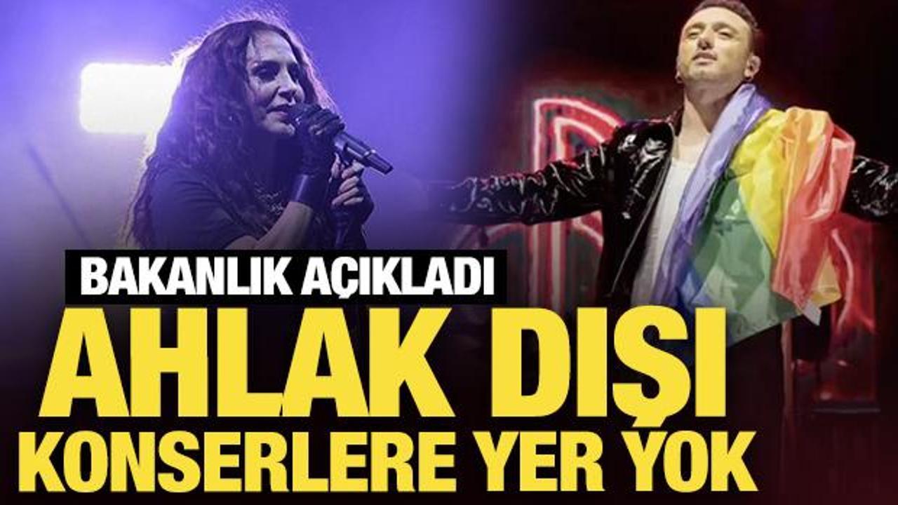 K&uuml;lt&uuml;r ve Turizm Bakanlığı duyurdu: Ahlak dışı konserlere yer yok