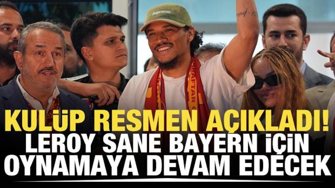 Kulüp resmen açıkladı! Leroy Sane, Bayern için oynamaya devam edecek