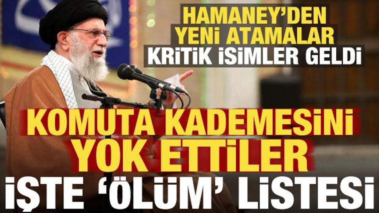 Son dakika haberi... İşte İran'ın yeni genelkurmay başkanı ve devrim muhafızları komutanı