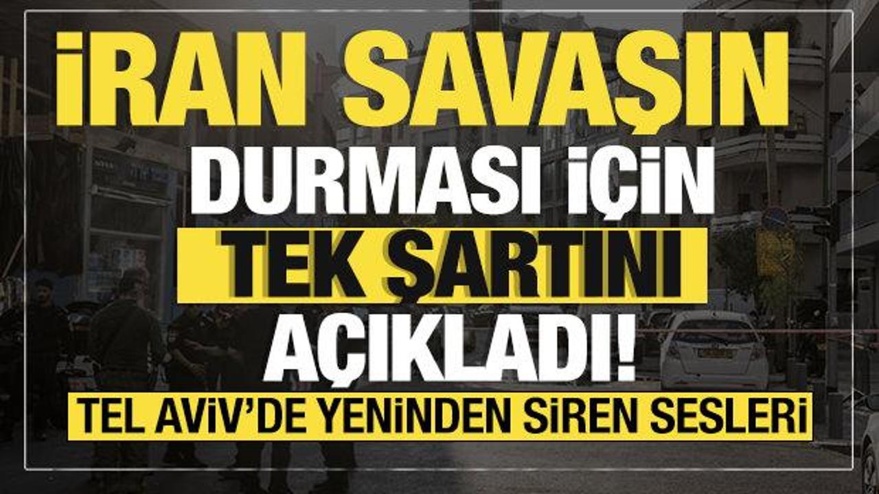 Son dakika... İran savaşın durması i&ccedil;in tek şartını a&ccedil;ıkladı...Bilan&ccedil;o ağırlaşıyor!