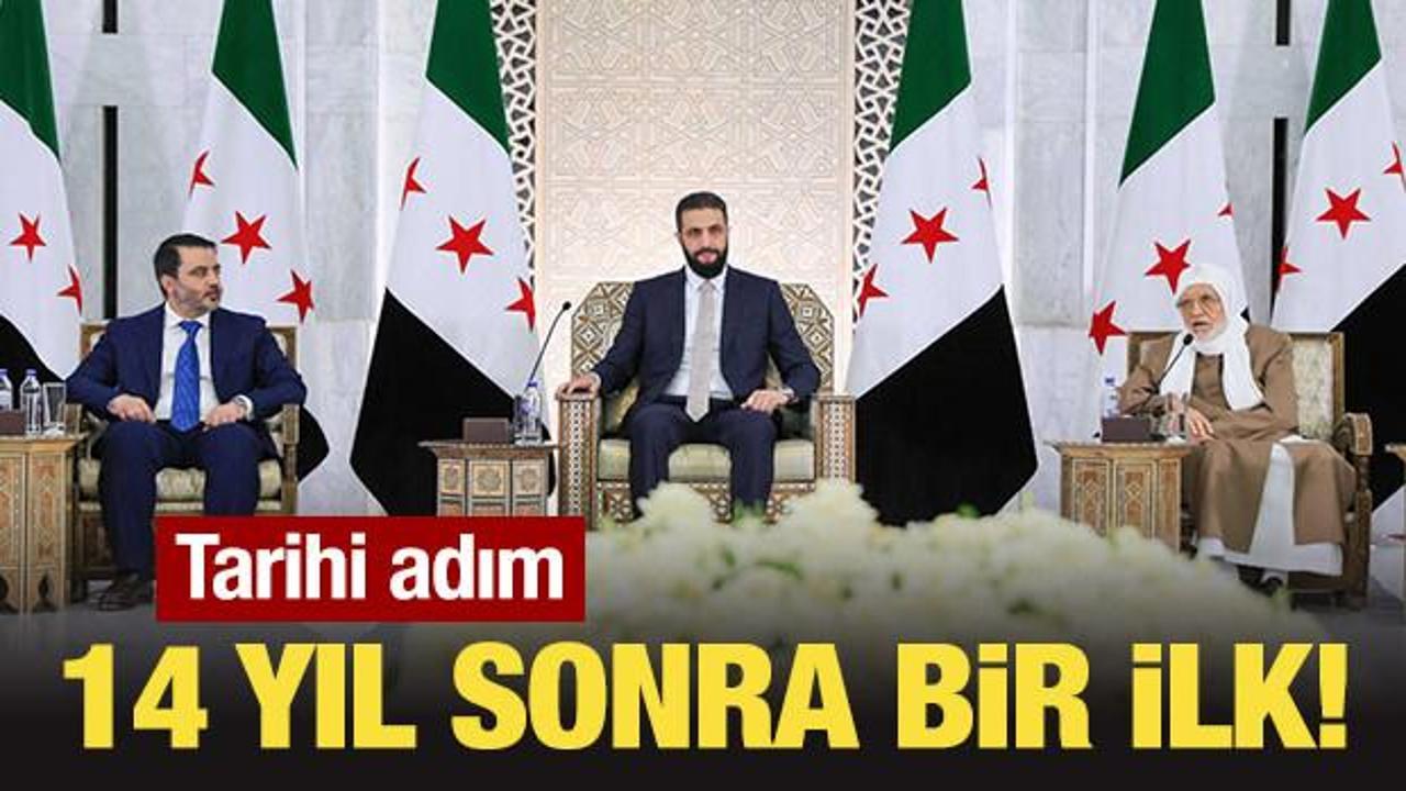 Suriye'den tarihi adım! 14 yıl sonra bir ilk