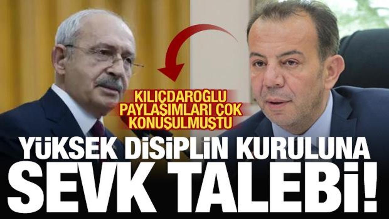 Tanju Özcan için yüksek disiplin kuruluna sevk talebi!