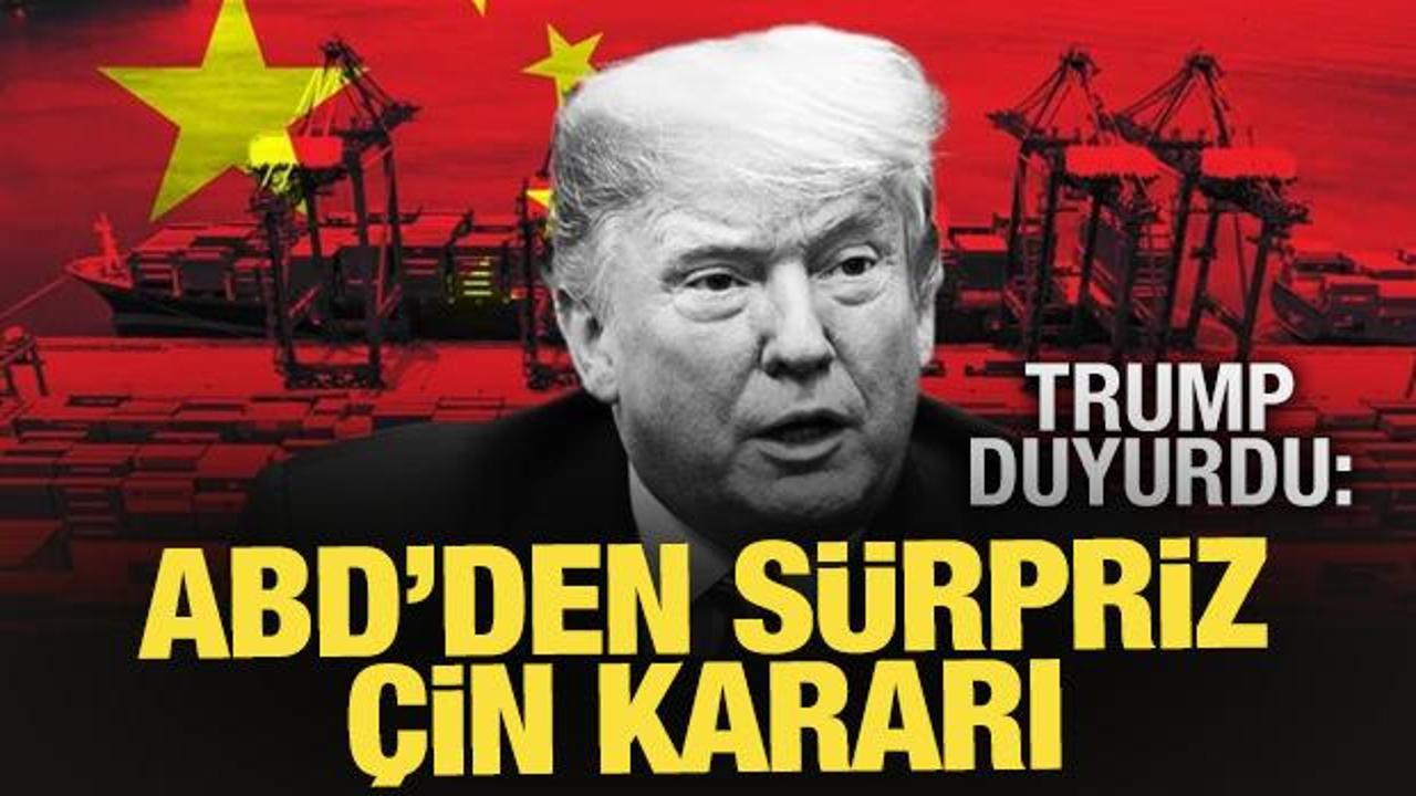Trump: &Ccedil;in ile anlaşmamız tamamlandı