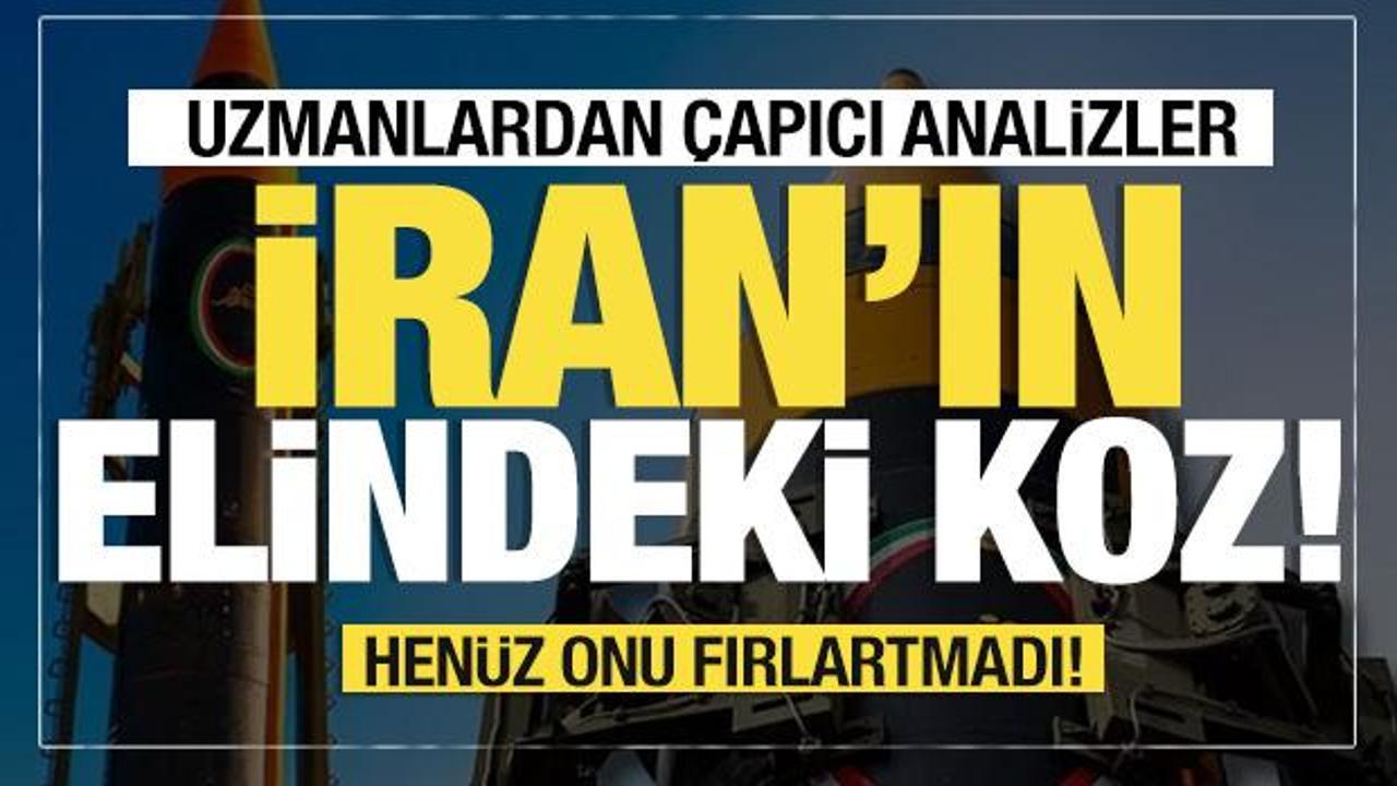 Başkent Kulisi'nde uzmanlardan &ccedil;arpıcı analizler... İran o f&uuml;zeyi hen&uuml;z kullanmadı!