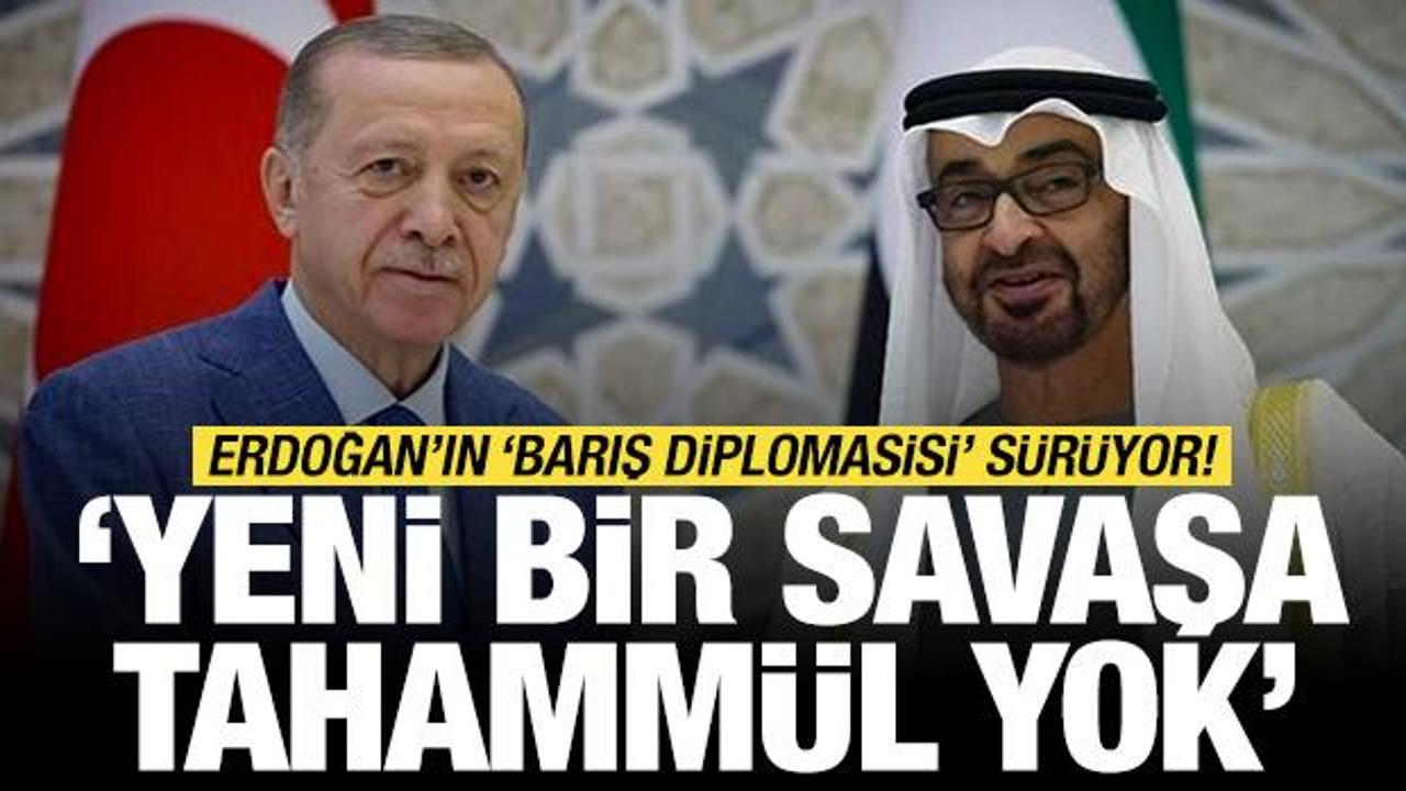 Cumhurbaşkanı Erdoğan BAE Devlet Başkanı Al Nahyan ile görüştü!