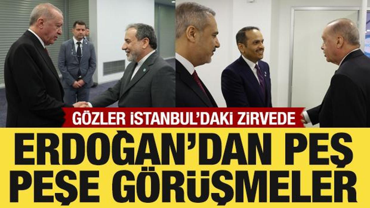 Cumhurbaşkanı Erdoğan'dan peş peşe kritik g&ouml;r&uuml;şmeler