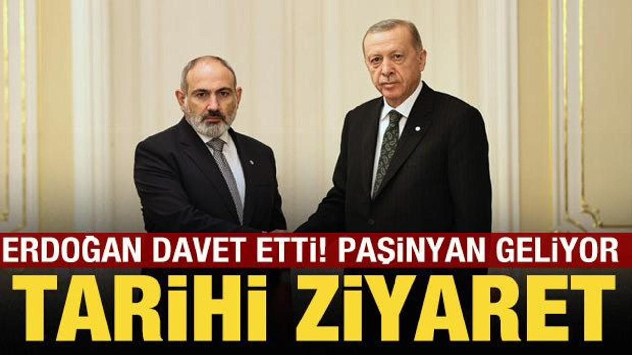 Erdoğan davet etti: Paşinyan, T&uuml;rkiye'ye geliyor