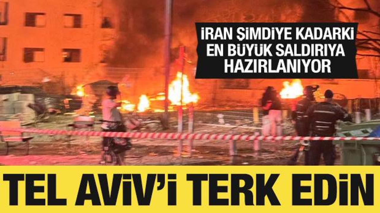 İran: Tel Aviv'i terk edin