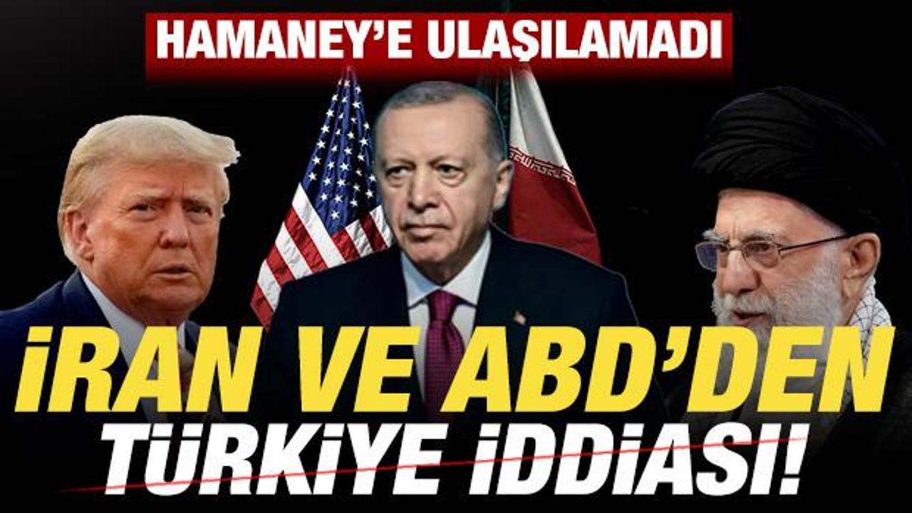 İran ve ABD'den son dakika Türkiye iddiası! Hamaney'e ulaşılamadı