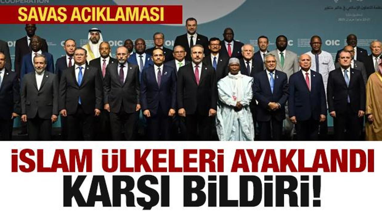 İslam İşbirliği Teşkilatı ayaklandı! İsrail'e karşı bildiri! Son dakika savaş açıklaması