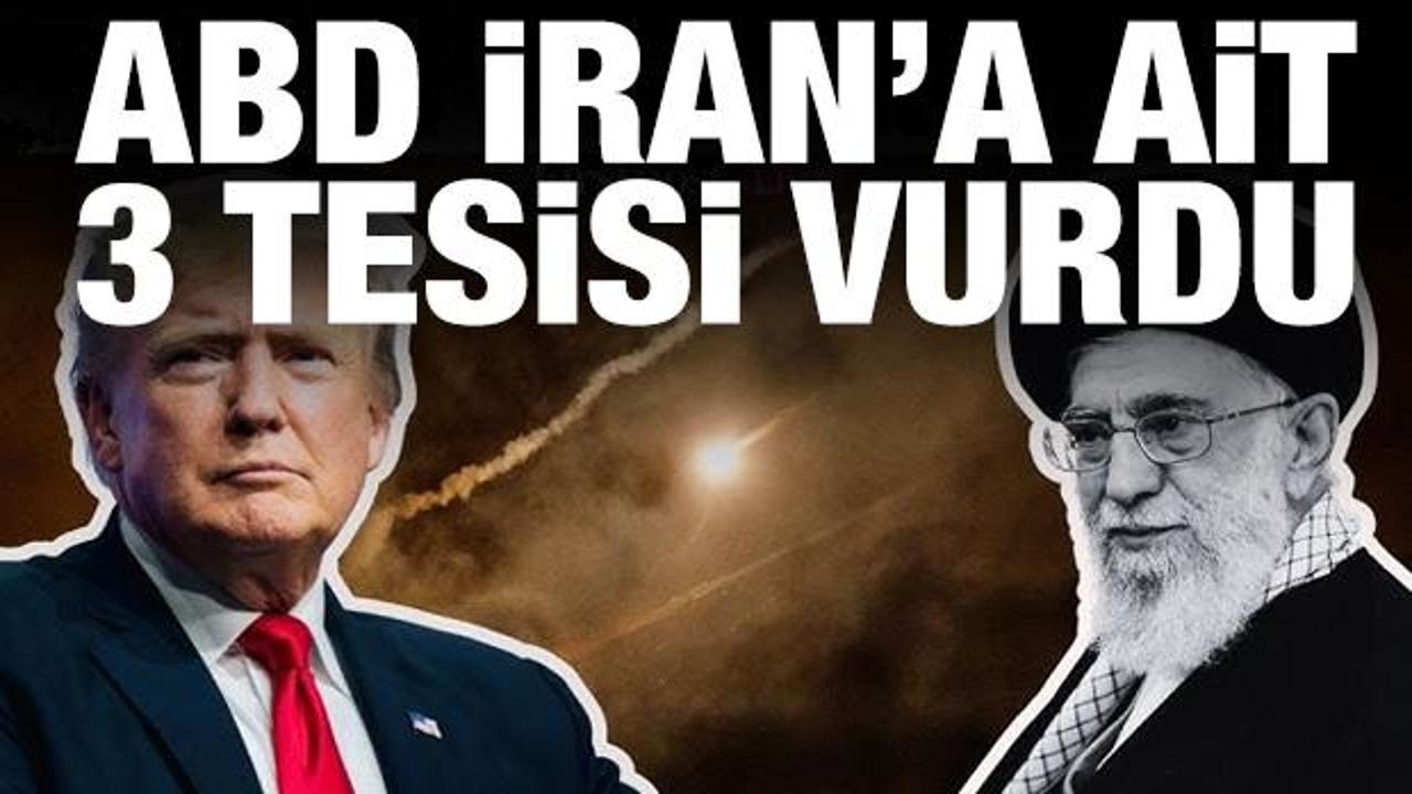 Son dakika: ABD savaşa dahil oldu! Trump duyurdu: ABD, İran'ın 3 nükleer tesisini vurdu
