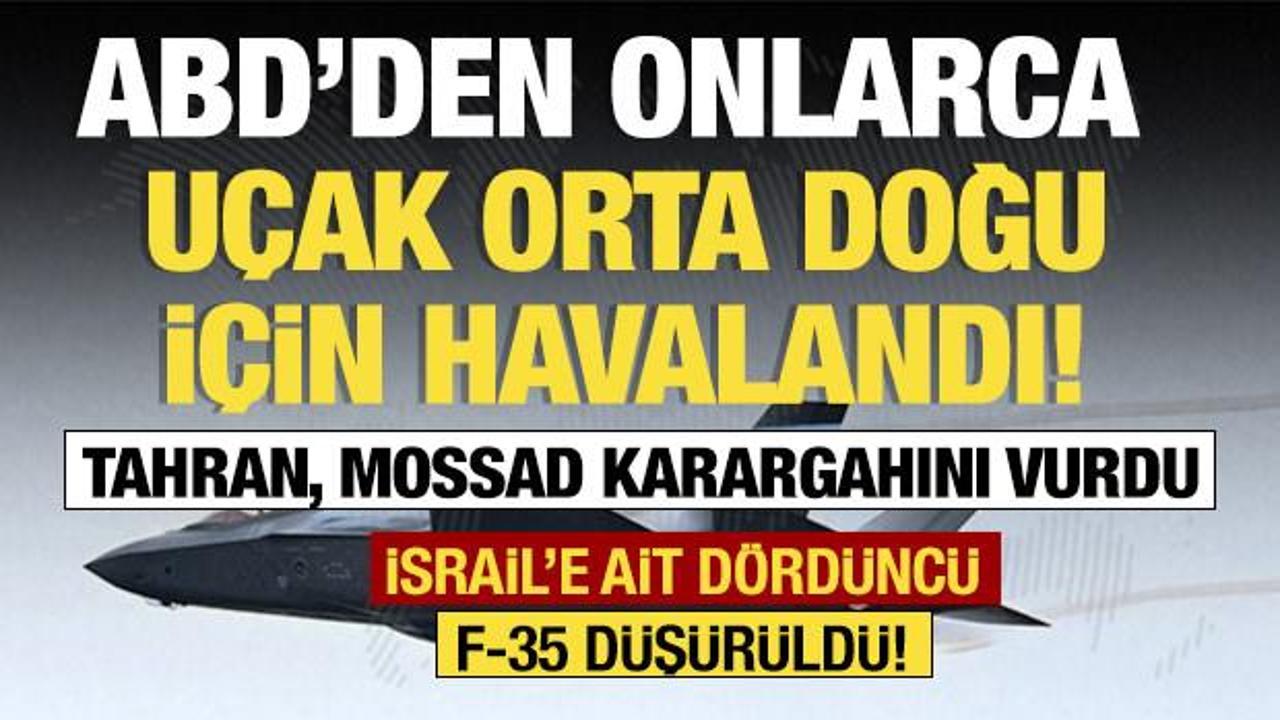 Son dakika... İran basınından flaş açıklama: "İsrail'e ait dördüncü F-35 düşürüldü!"