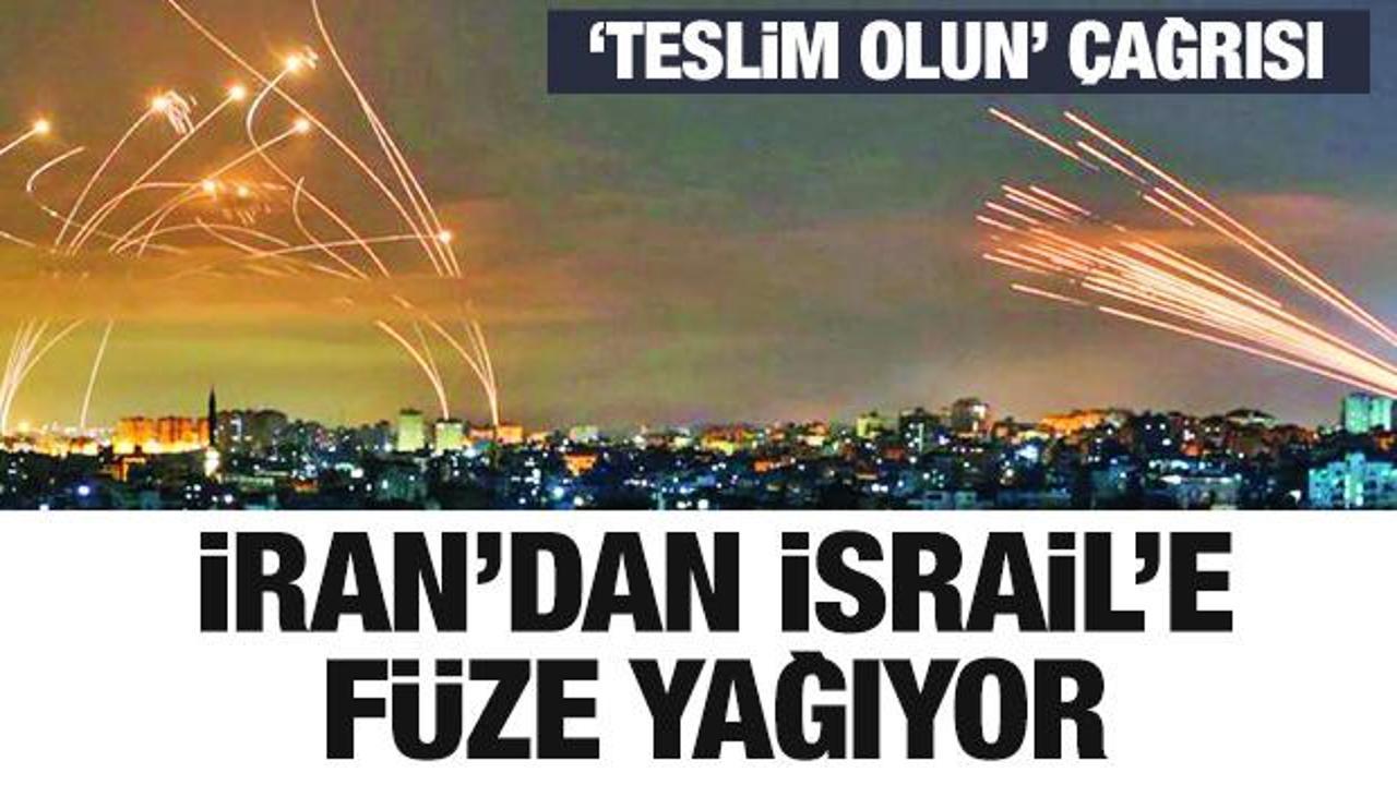 Son dakika: İran'dan teslim olun çağrısı! Füze yağıyor...İsrail kabusu yaşıyor