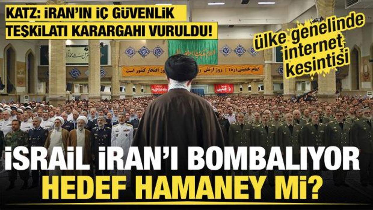 Son dakika... Tahran'da askeri hedefler vuruldu! 40 nokta hedef alındı