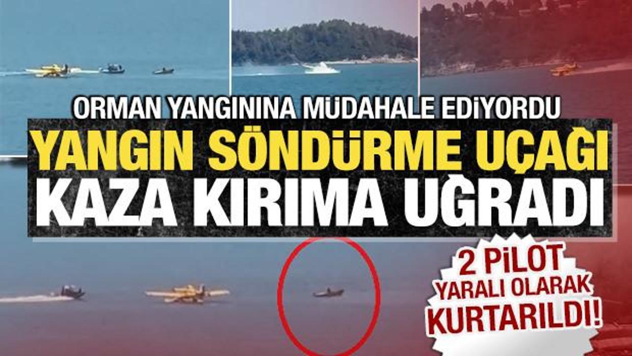 Yangın söndürme uçağı kaza kırıma uğradı: Bakan Yumaklı'dan açıklama!