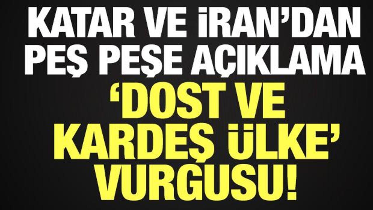 ABD &uuml;sleri hedef alındı! Katar ve İran'dan peş peşe a&ccedil;ıklamalar: Dost ve kardeş...