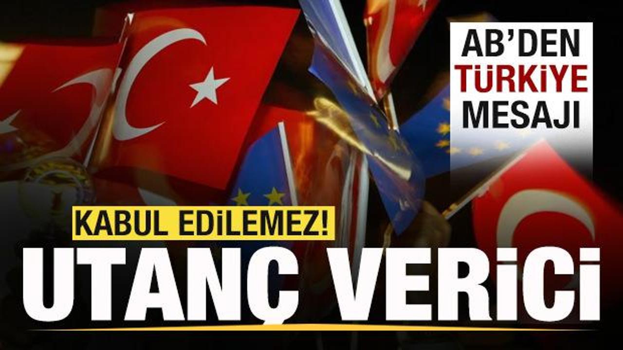 AB'den son dakika Türkiye açıklaması: Vize istenmesi kabul edilemez, utanç verici!
