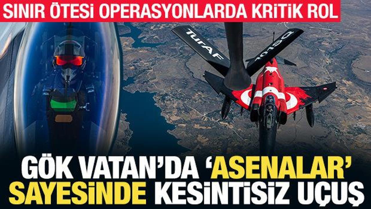 "Asenalar Filo", Türk Hava Kuvvetlerinin Gök Vatan'da kesintisiz uçuş yapmasını sağlıyor