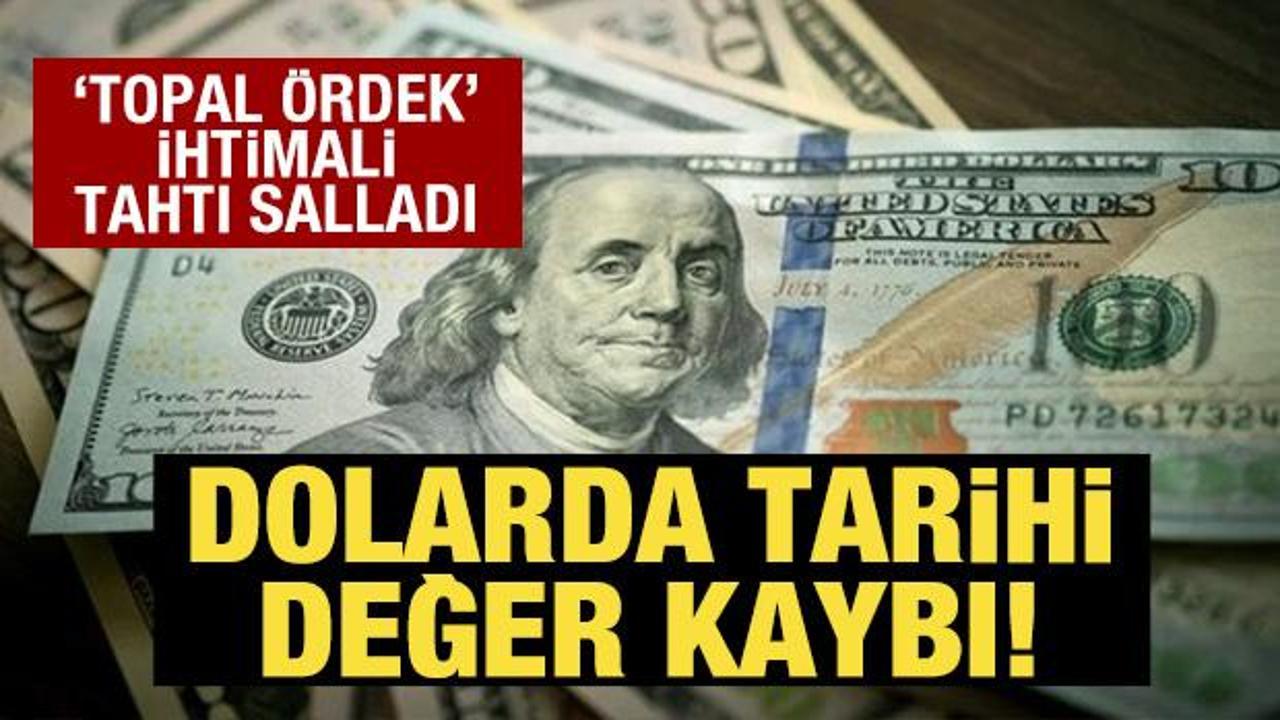 Dolarda tarihi değer kaybı: ABD'nin tahtı sallandı
