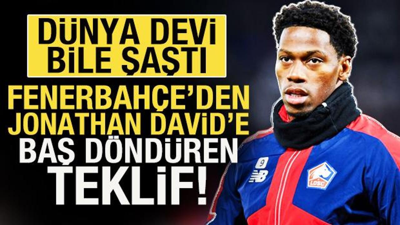 Dünya devi bile şaştı! Fenerbahçe'den Jonathan David'e baş döndürücü teklif!