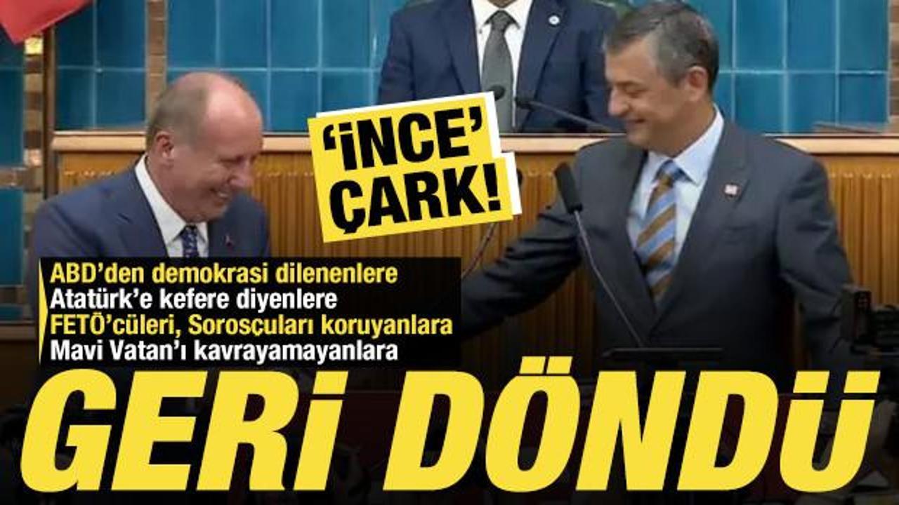 İnce'nin bu sözlerini kimse unutmadı! Muharrem İnce CHP'ye geri döndü! 