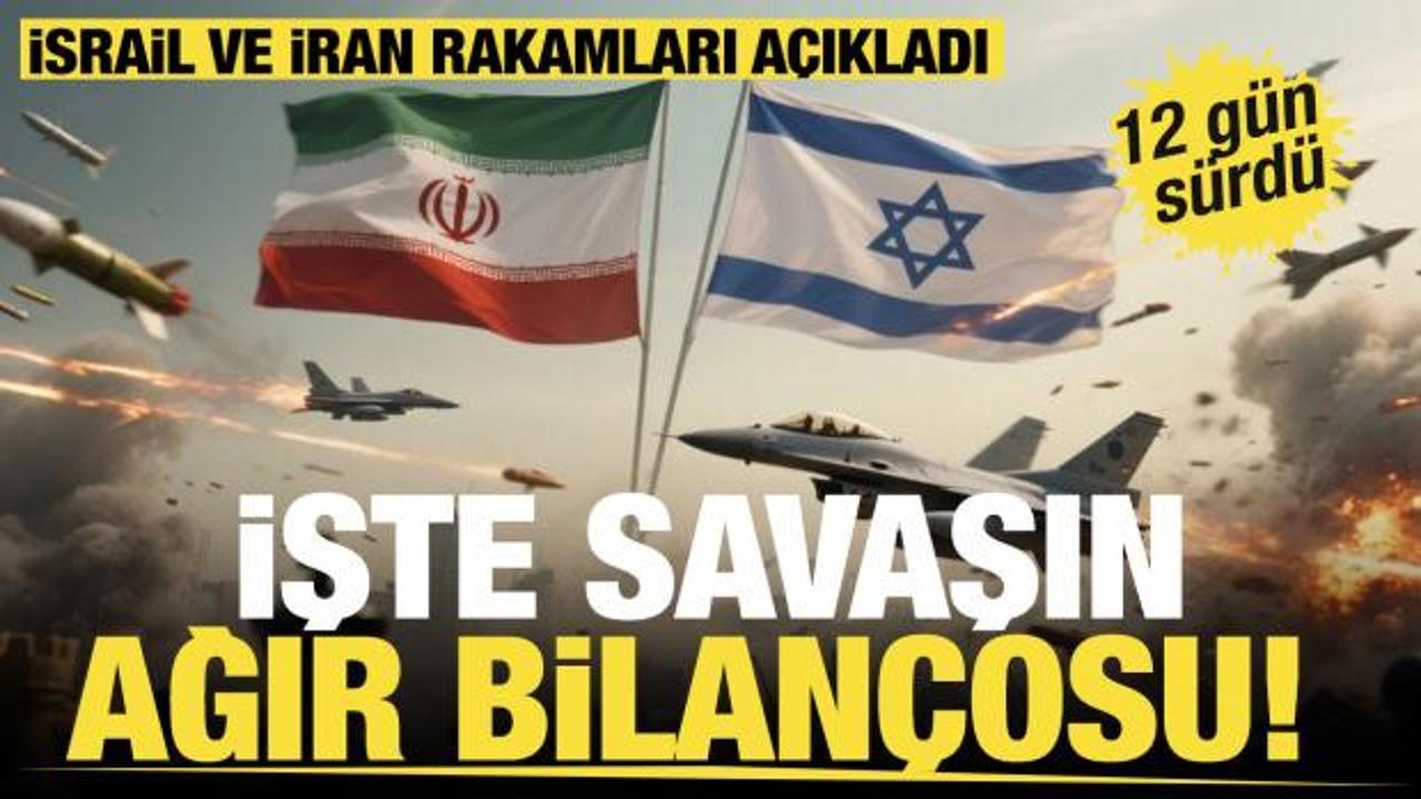 İran-İsrail savaşında can kayıpları a&ccedil;ıklandı! 12 g&uuml;nde ağır bilan&ccedil;o! 