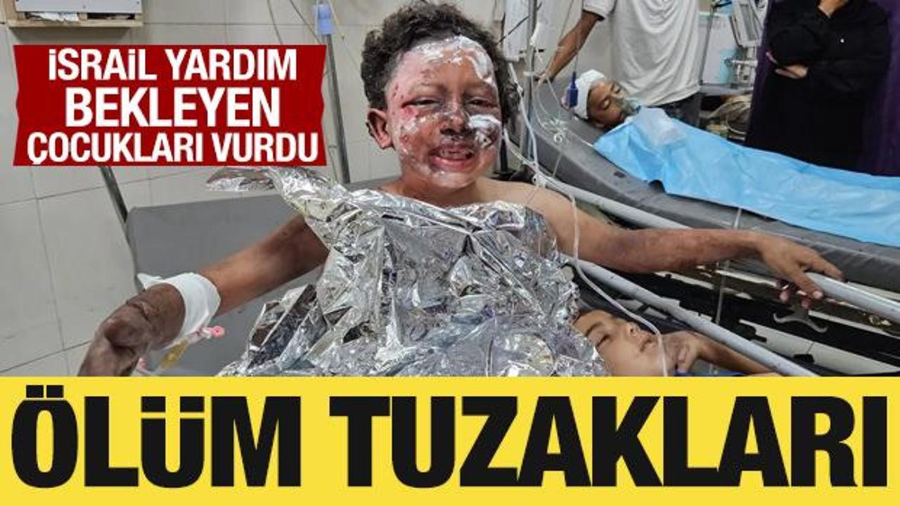 İsrail, Gazze'de yardım için toplanan çocukları vurdu