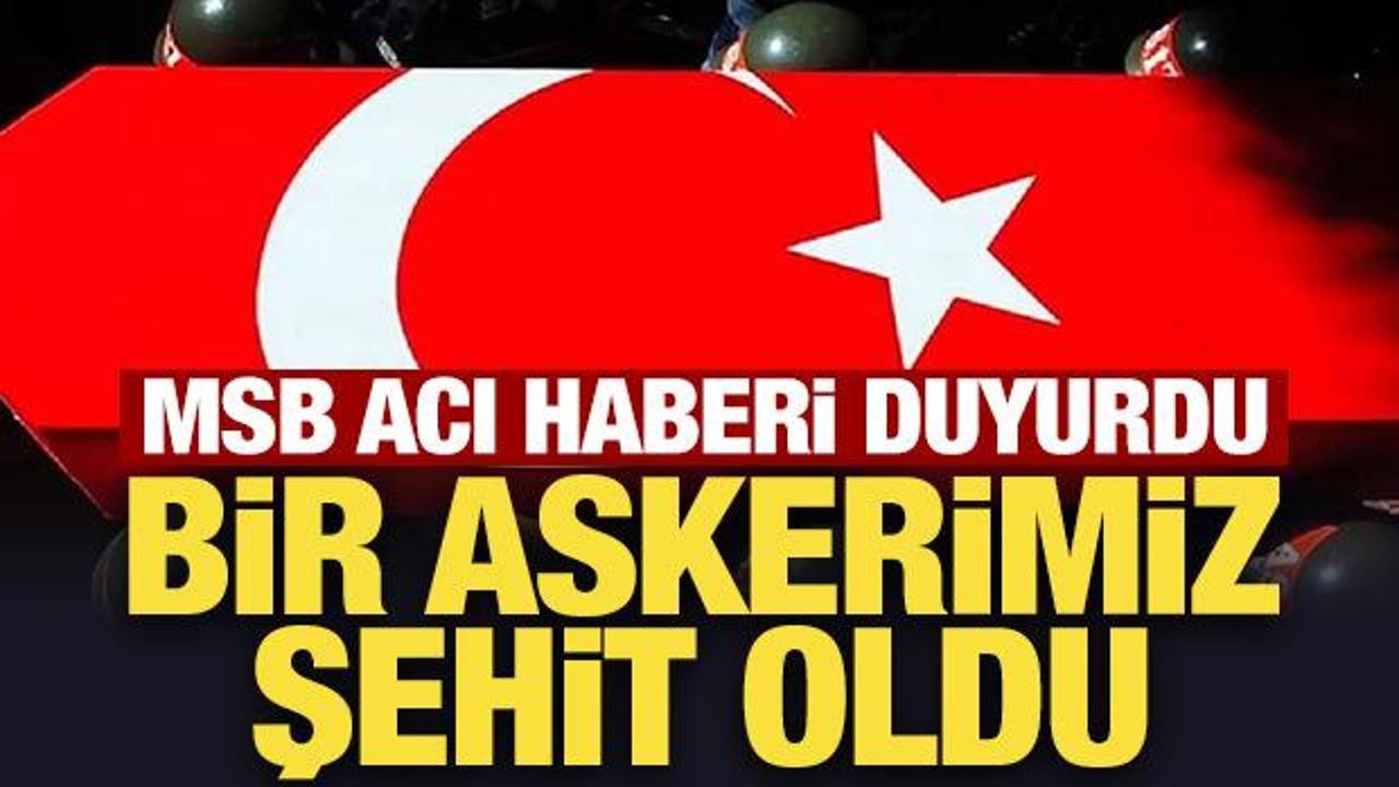MSB acı haberi duyurdu: Libya'da bir askerimiz şehit oldu