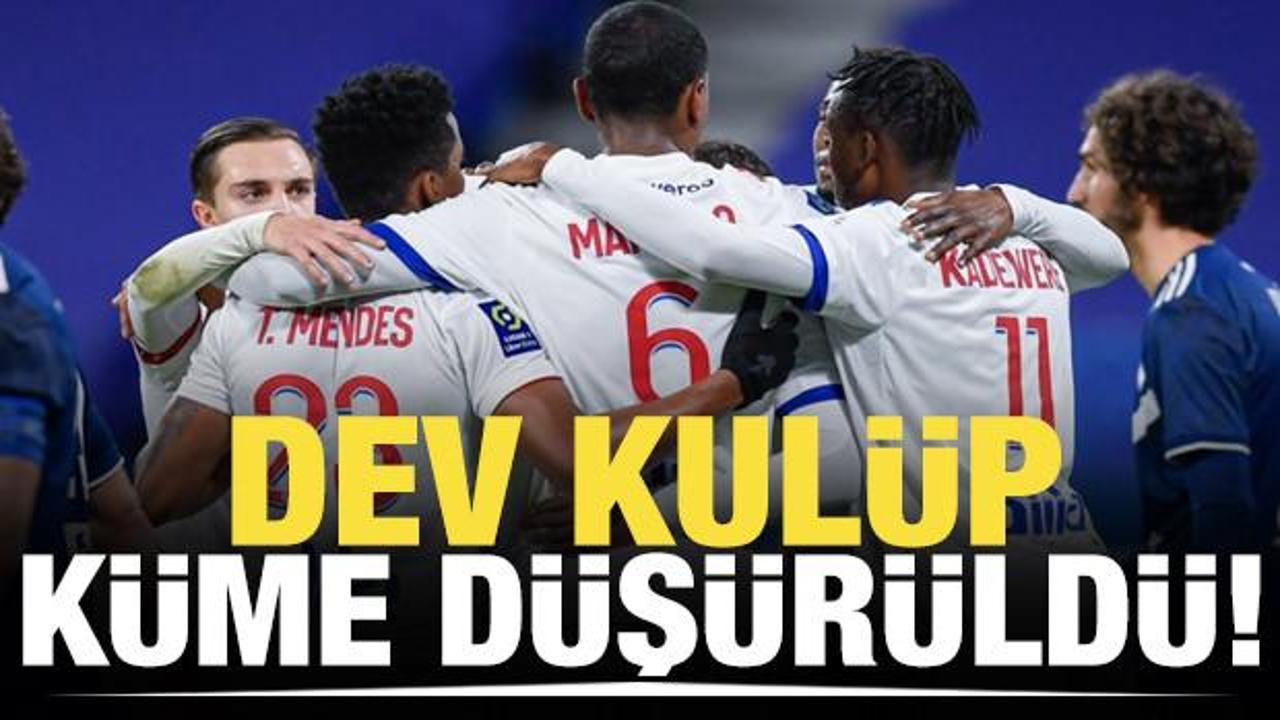 Sayısız şampiyonlukları vardı! Dev kulüp küme düşürüldü
