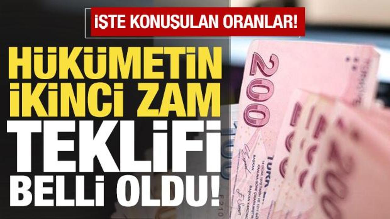 Son Dakika: Kamu işçilerine hükümetin ikinci zam teklifi belli oldu!