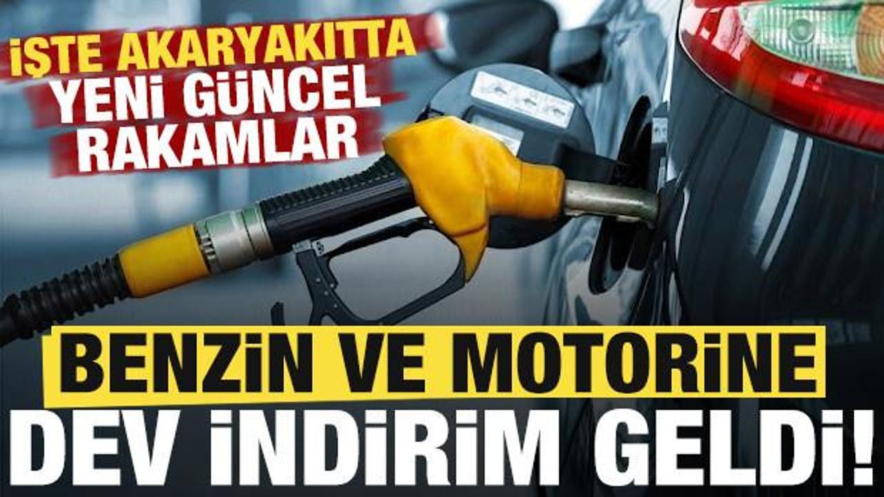 Son dakika: Ve benzin ve motorine dev indirim geldi! İşte akaryakıtta yeni güncel rakamlar