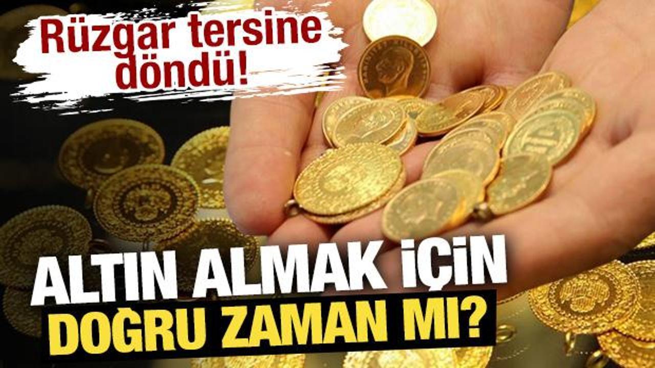 Altın almak i&ccedil;in doğru zaman mı? R&uuml;zgar tersine d&ouml;nd&uuml;... 