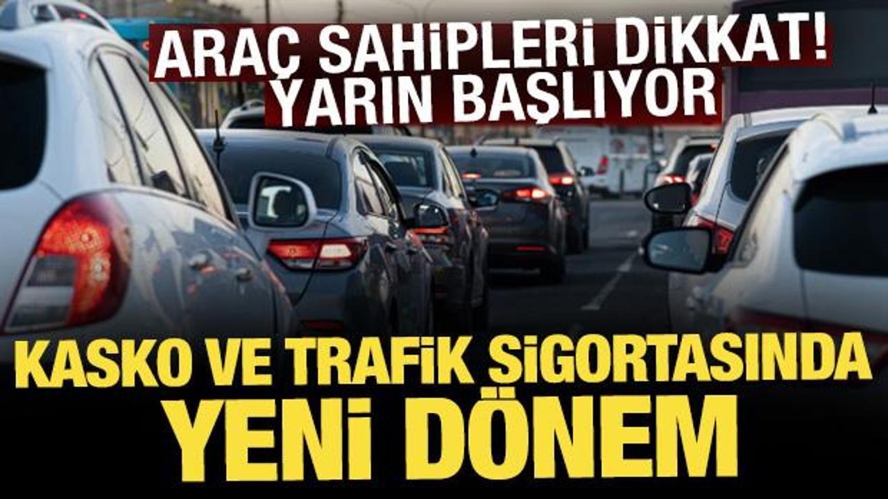 Araç sahipleri dikkat! Kasko ve trafik sigortasında pert yöntemi değişiyor