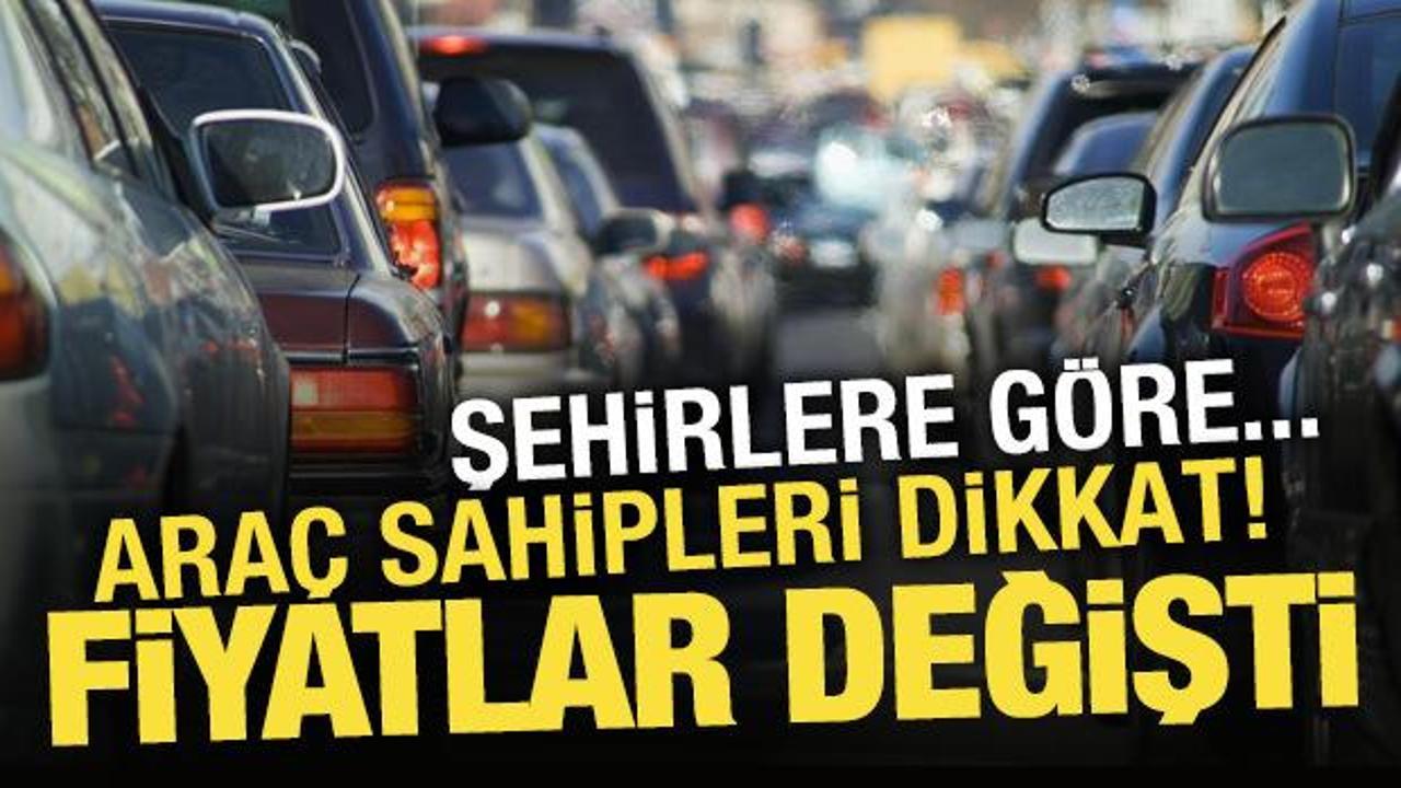 Ara&ccedil; sahipleri dikkat! Zorunlu trafik sigortasında tarife değişti