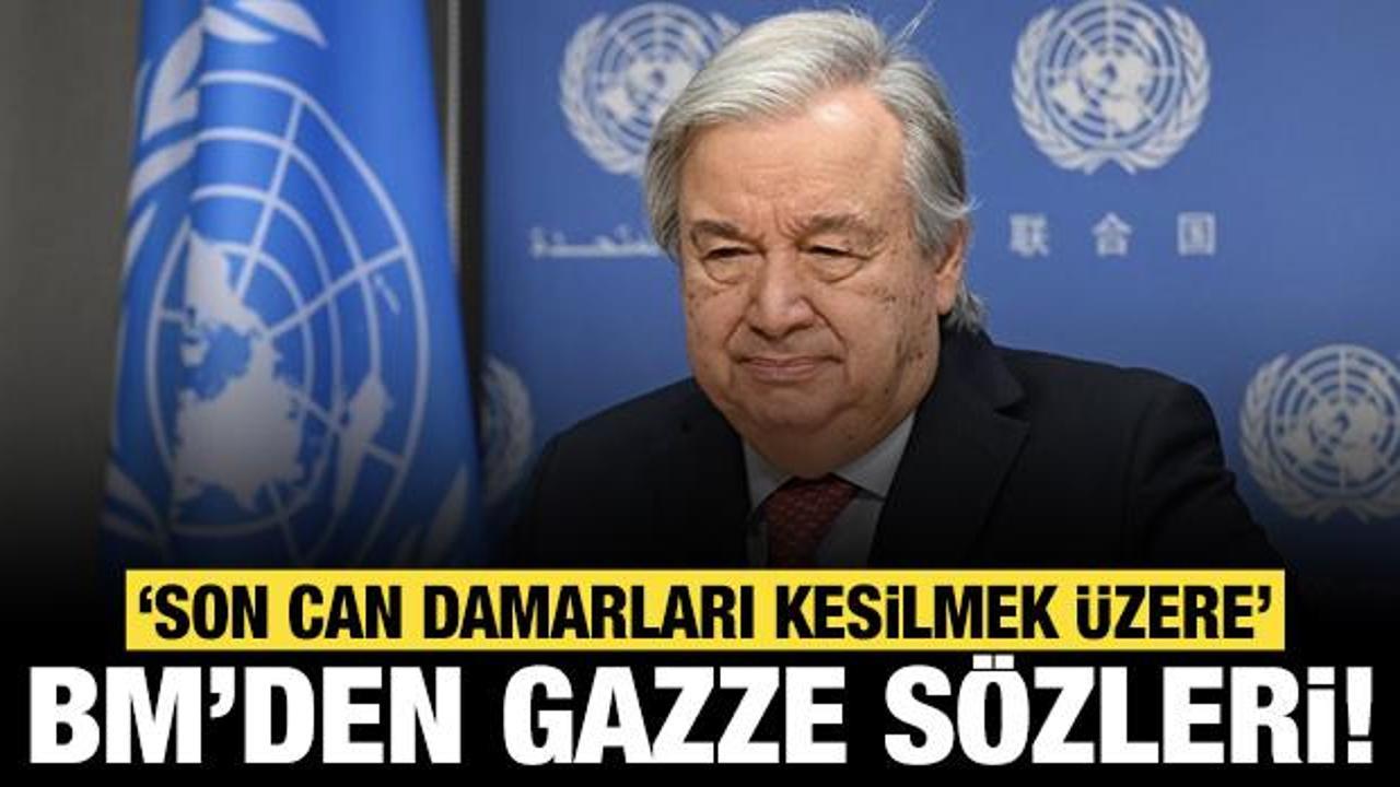 BM'den son dakika Gazze a&ccedil;ıklaması: Son can damarları kesilmek &uuml;zere