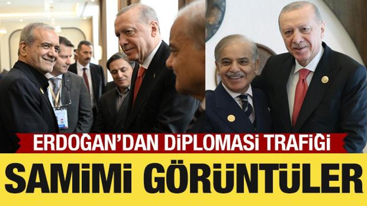 Cumhurbaşkanı Erdoğan'dan diplomasi trafiği!