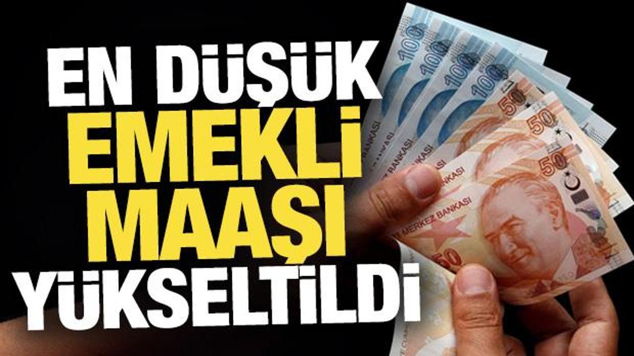En düşük emekli aylığı 16 bin 881 liraya yükseltildi