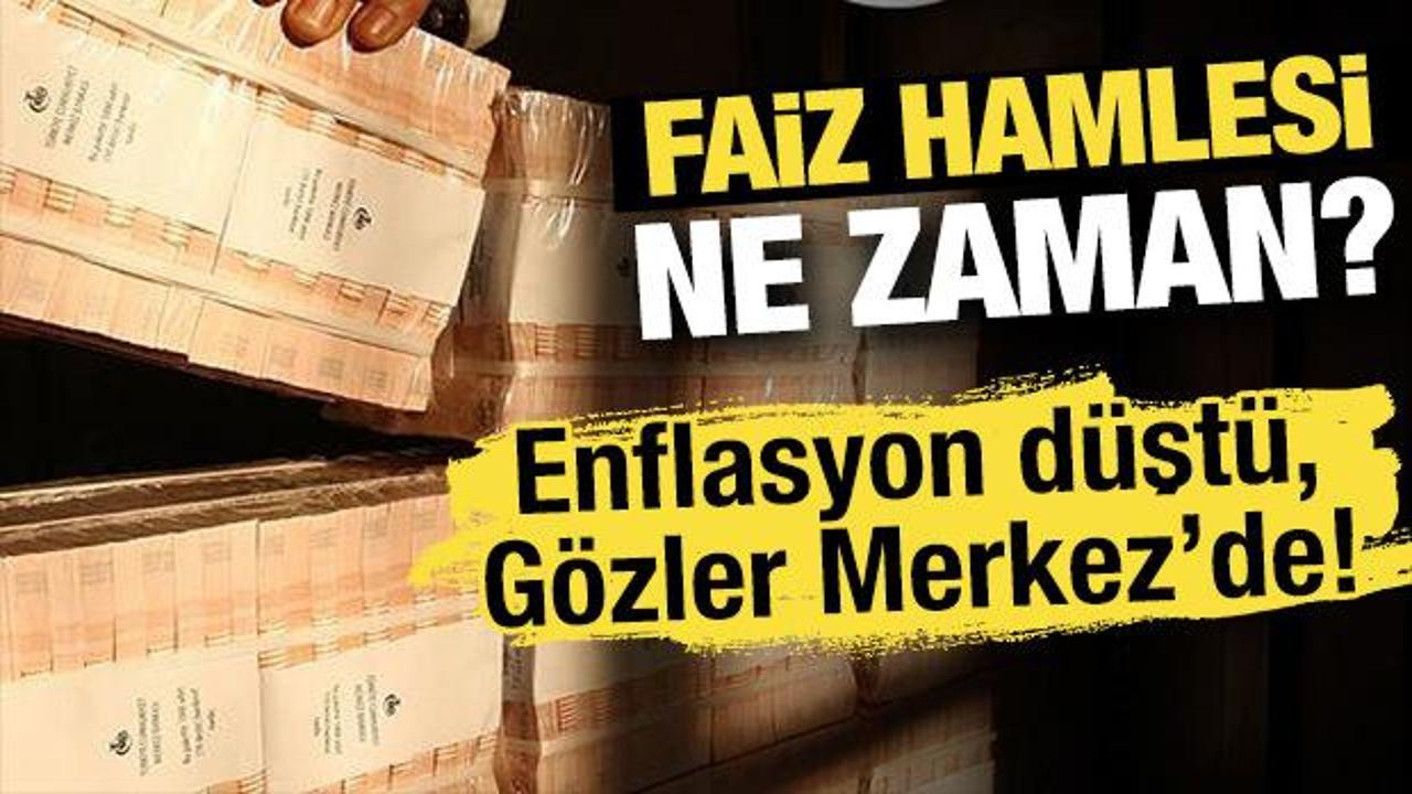 Enflasyon düştü, gözler Merkez’de: Faiz hamlesi ne zaman?