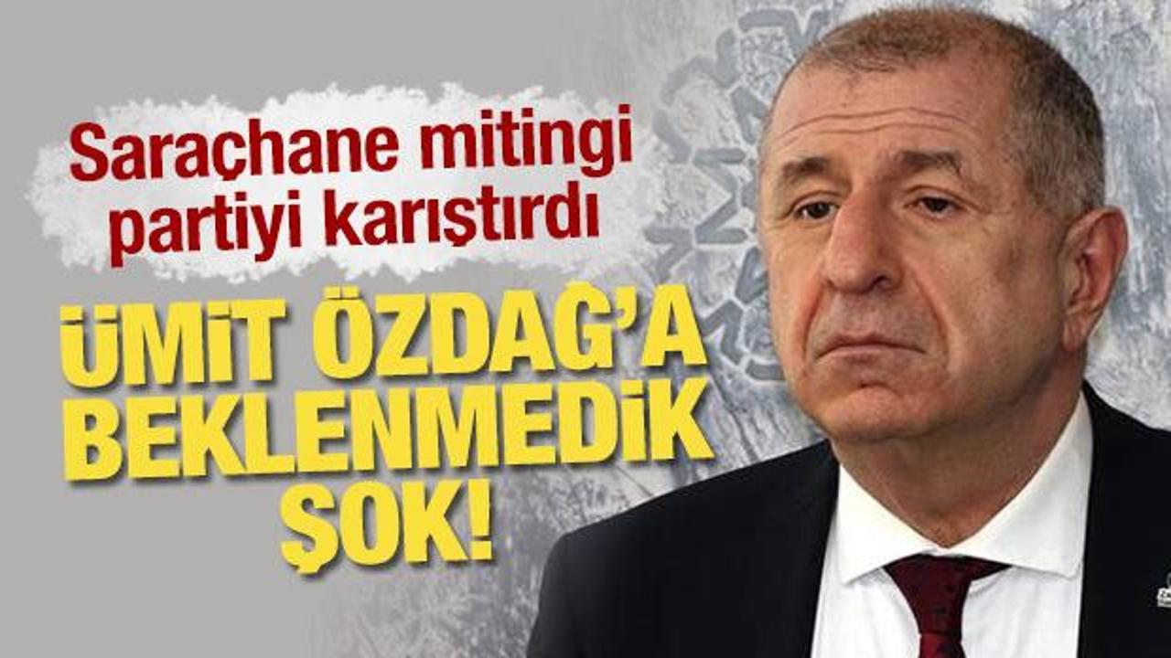 Genel başkan yardımcısından Ümit Özdağ'a beklenmedik şok!