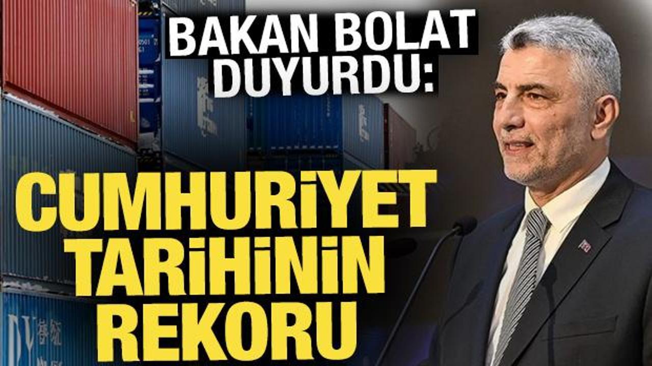 Haziranda 12 aylık ihracatta Cumhuriyet tarihinin rekoru